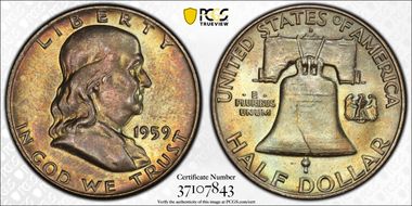 1959-D 50C MS66+ FBL