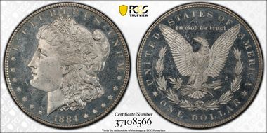 1884 $1 MS65DMPL