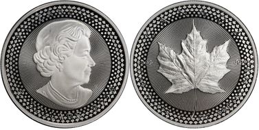2019 $5 Maple Leaf Silver Modified PR Pride of Two Nations, U.S. Set First Strike PR69