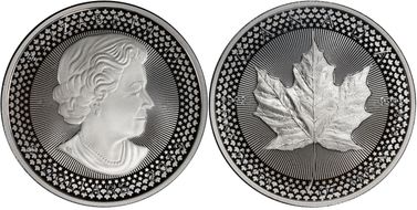 2019 $5 Maple Leaf Silver Modified PR Pride of Two Nations, U.S. Set First Strike PR70