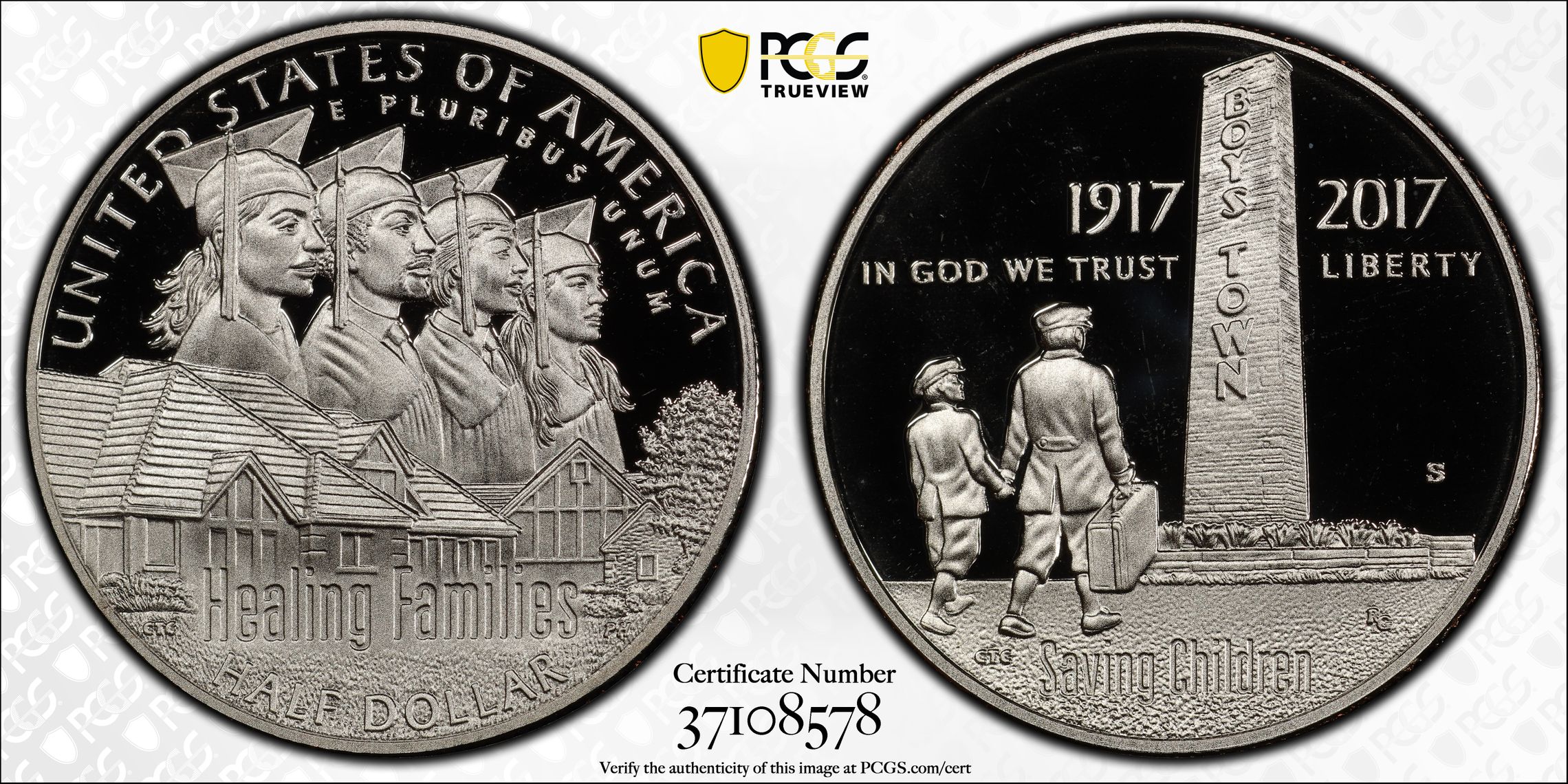 PCGS Certificate Verification Coin Details for Cert #37108578