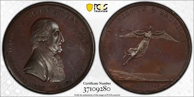 1803 AE Medal GW-87, The Fame Medal MS62BN