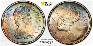 1968 25C Silver MS66