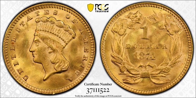 Cert 37111522 - Coin Image