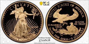 2006-W $5 Gold Eagle PR69DCAM