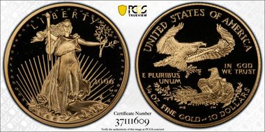 2006-W $10 Gold Eagle PR69DCAM