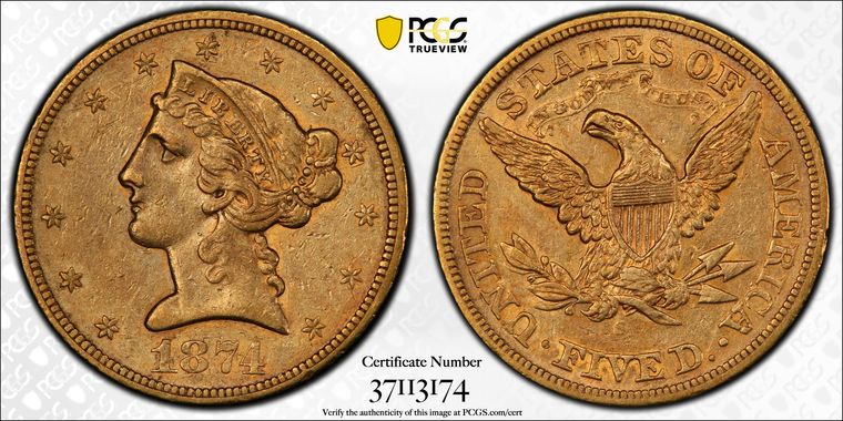 Cert 37113174 - Coin Image