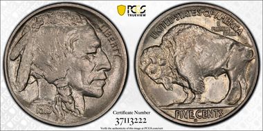 1913-S 5C Type 2 MS62