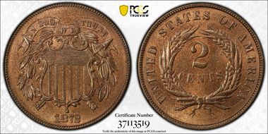 1872 2C MS65+ RB