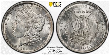 1891-O $1 MS63