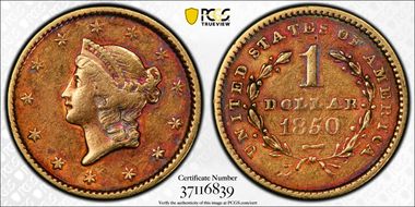 1850 G$1 VF35