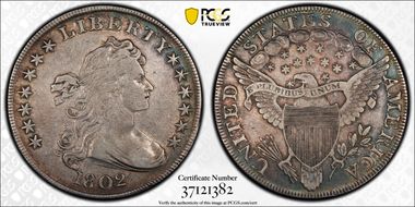 1802 $1 BB-241 VF35