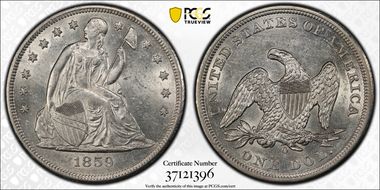 1859-O $1 MS61