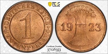 1923-J Rtpfg J-306 MS64RB