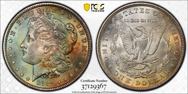 1885 $1 MS64