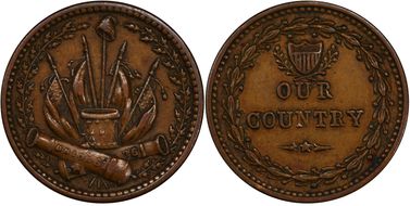 (1861-65) CWT F-230/352Ba, Our Country AU55BN