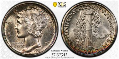 1927 10C MS64FB