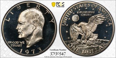 1973-S $1 Clad PR68CAM