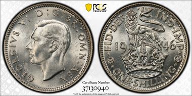 1946 Shil S-4082 English Rev MS64