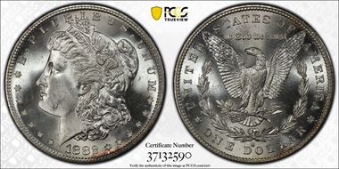 1882-S $1 MS67+ 