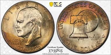 1976 $1 Type 2 MS64