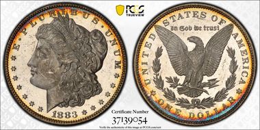 1883 $1 MS63DMPL