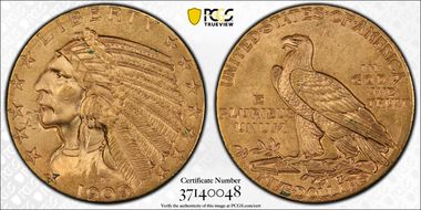 1909-D $5 MS63