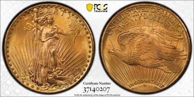 1928 $20 MS66+