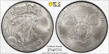 2010 $1 Silver Eagle MS69