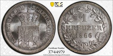 1866 Kreuzer MS67