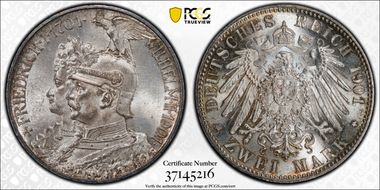 1901 2 Mk 200 Years J-105 MS65