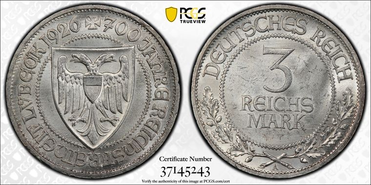 Cert 37145243 - Coin Image