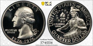 1976-S 25C Silver PR68CAM