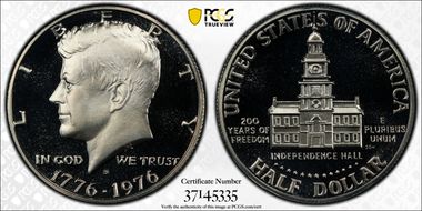 1976-S 50C Silver PR68DCAM