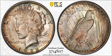 1922-D $1 MS66+