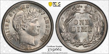 1913 10C MS62