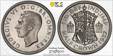 1937 1/2 Cr S-4080 PR67