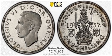 1937 Shil S-4083 Scottish Rev PR67+ CAM