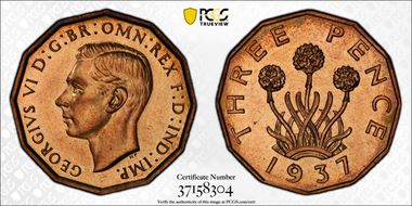 1937 3D S-4112 Nickel-Brass PR66