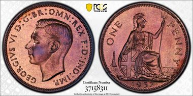 1937 1D S-4114 PR66RB