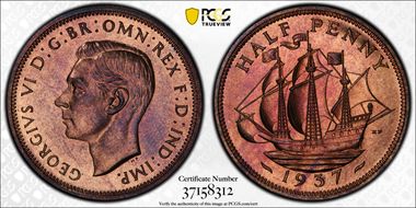 1937 1/2D S-4115 PR66RB