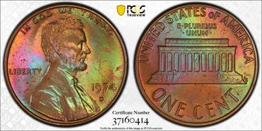 1974-D 1C MS64BN