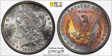 1885 $1 MS64+