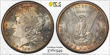 1881-S $1 MS66
