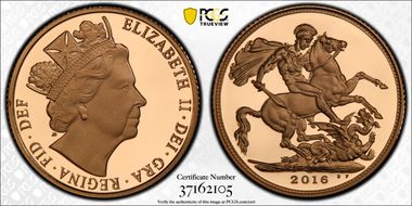 2016 Sov S-SC10 Celebratory Effigy PR70DCAM