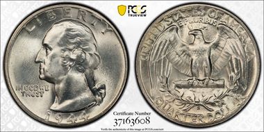 1944-S 25C DDO, FS-101 MS66