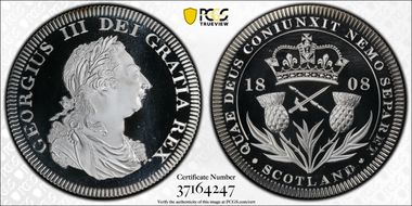 "1808" Crown X#25 INA Retro Issue Ag PR68DCAM