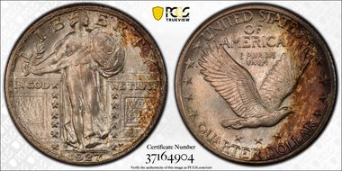 1927 25C MS66FH