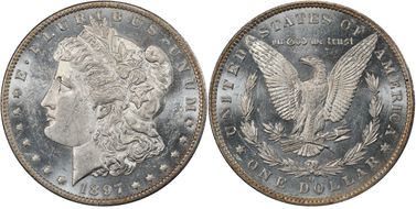 1897-O $1 MS61PL