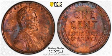 1946-S 1C MS64RB